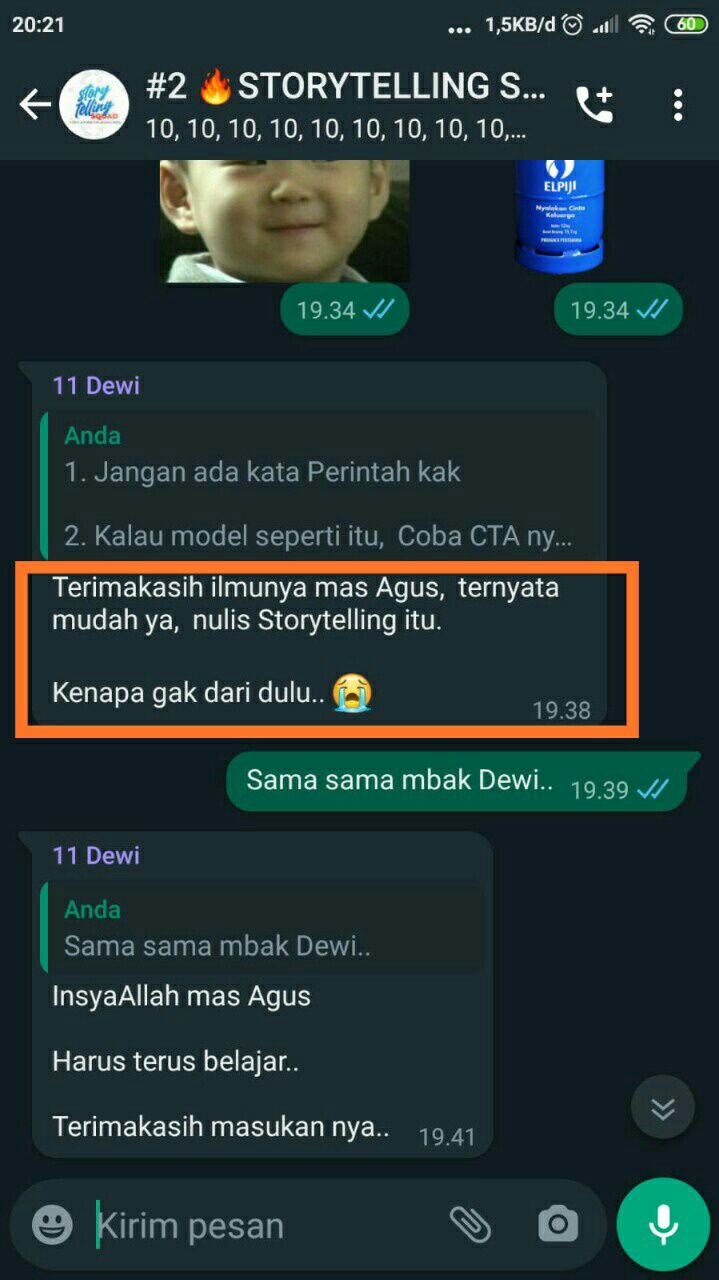 Testimoni Ecourse Easy Story Telling 7